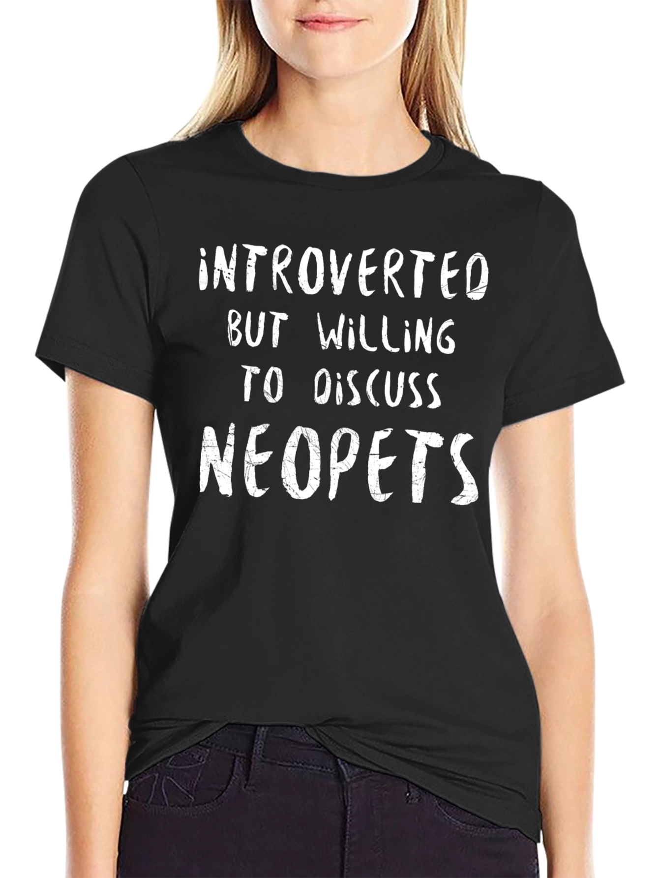 Introverted Neopets T-Shirt Funny Gamer Tee