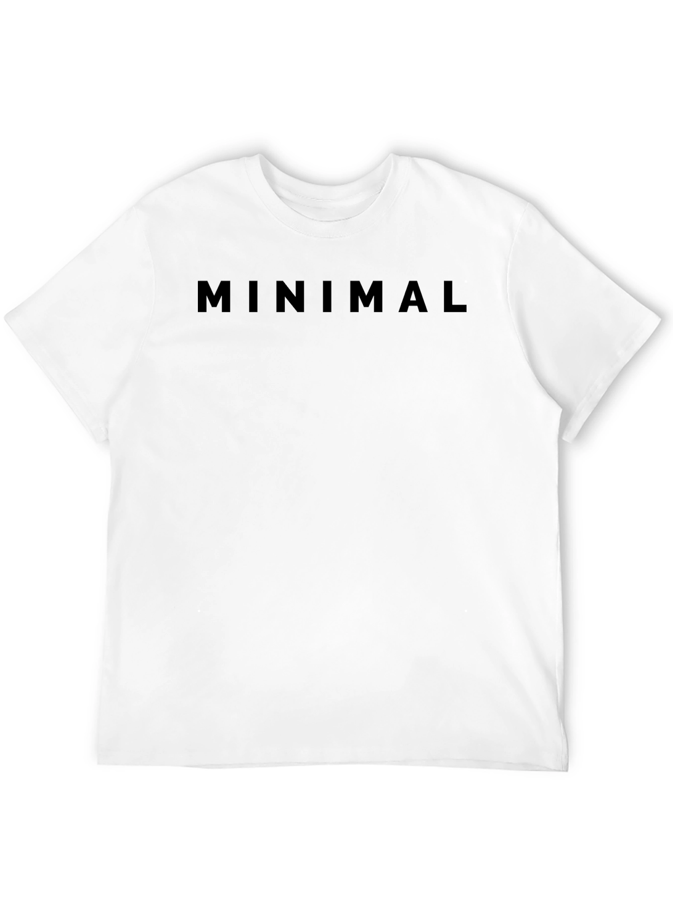 Minimalist Black Crew Neck T-Shirt