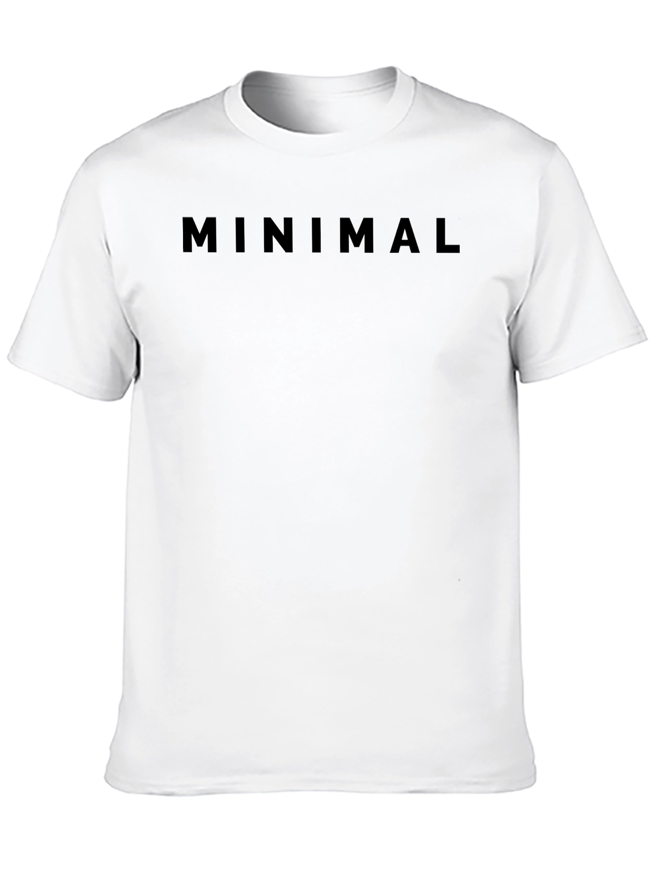 Minimalist Black Crew Neck T-Shirt