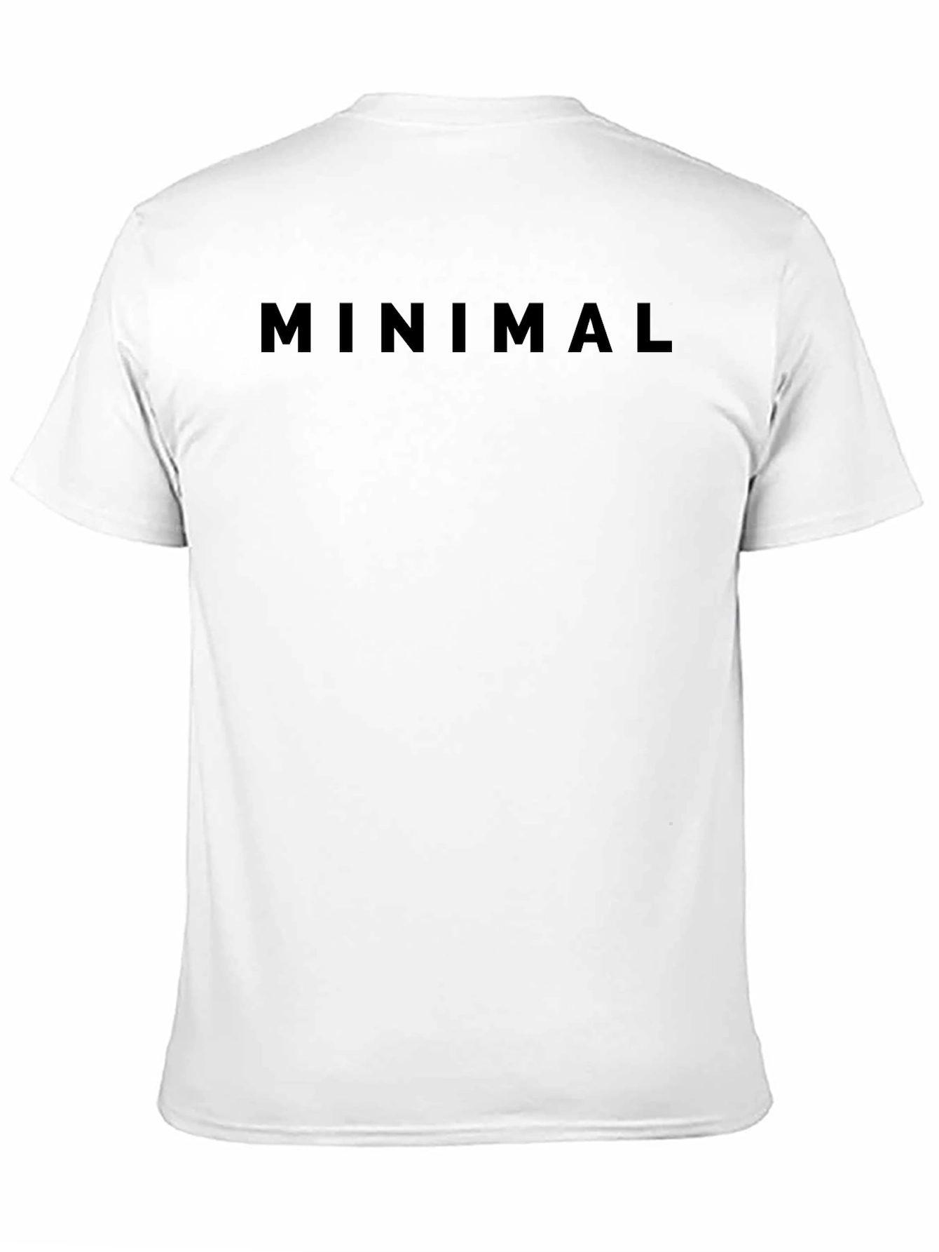 Minimalist Black Crew Neck T-Shirt