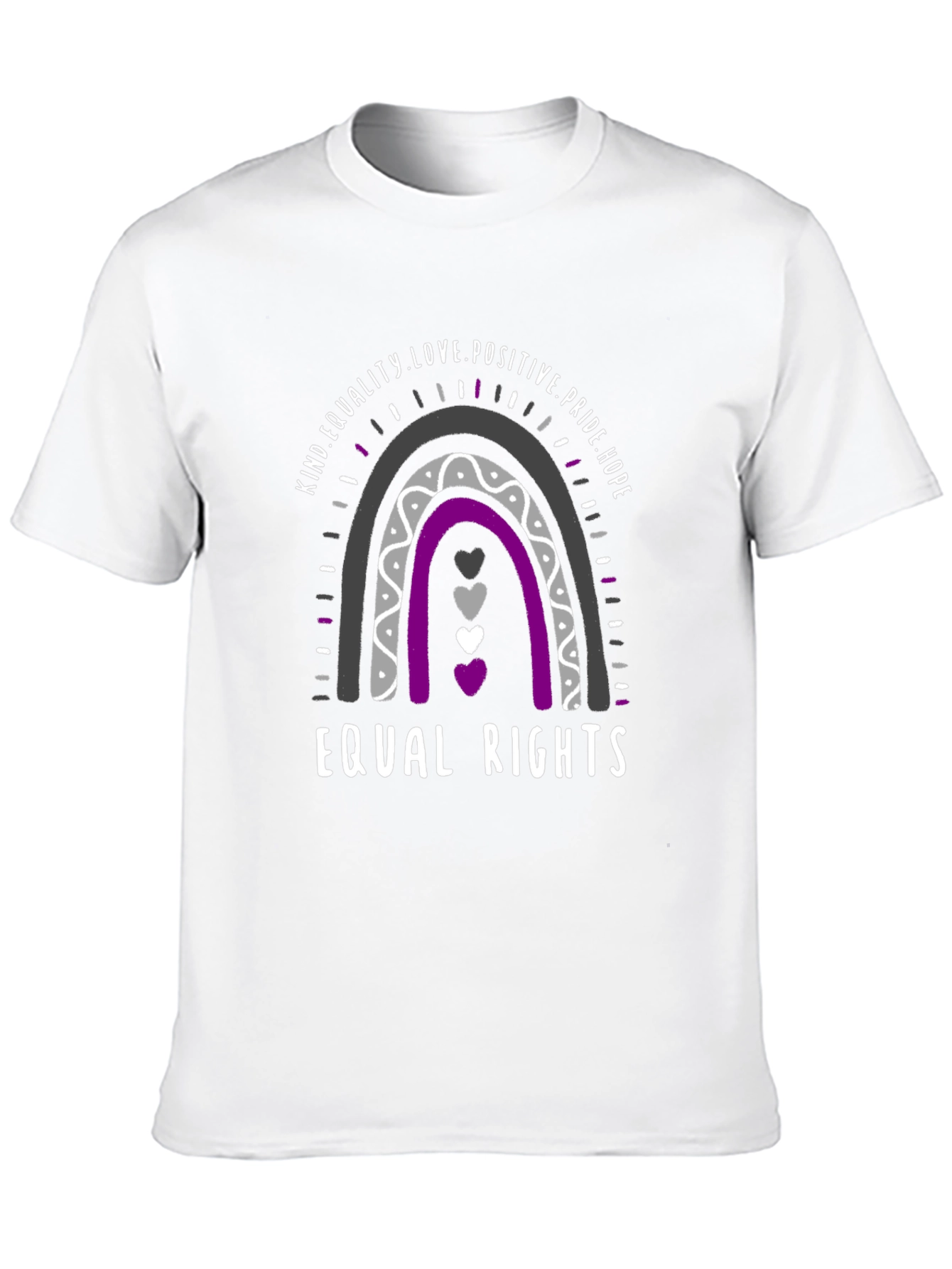 Equal Rights Rainbow Graphic Tee
