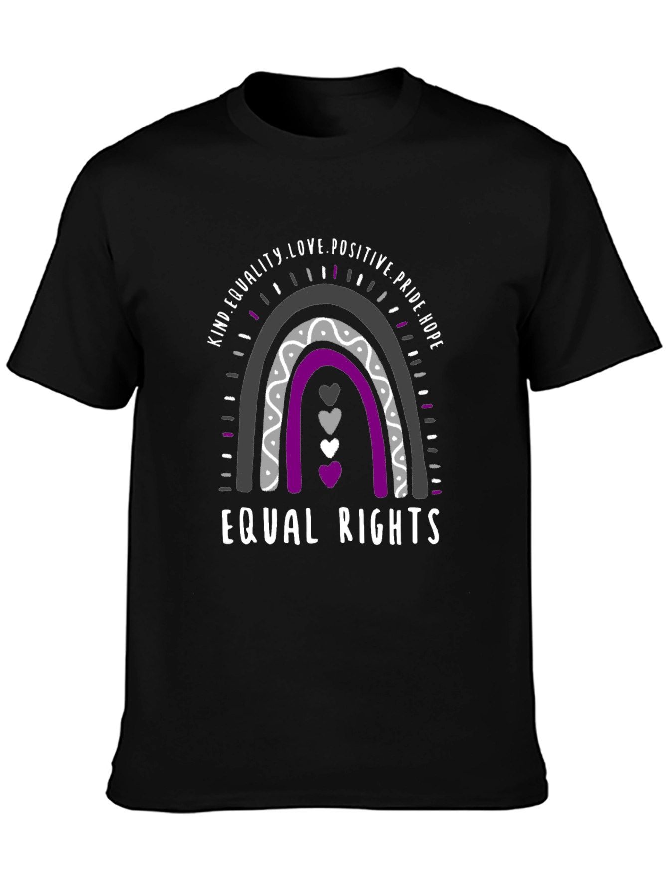 Equal Rights Rainbow Graphic Tee