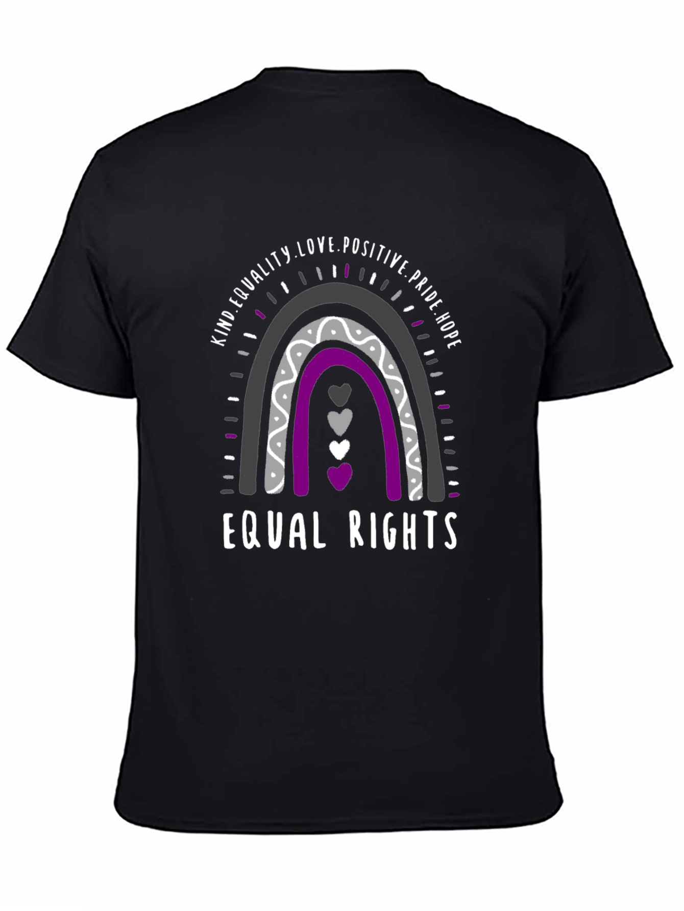Equal Rights Rainbow Graphic Tee