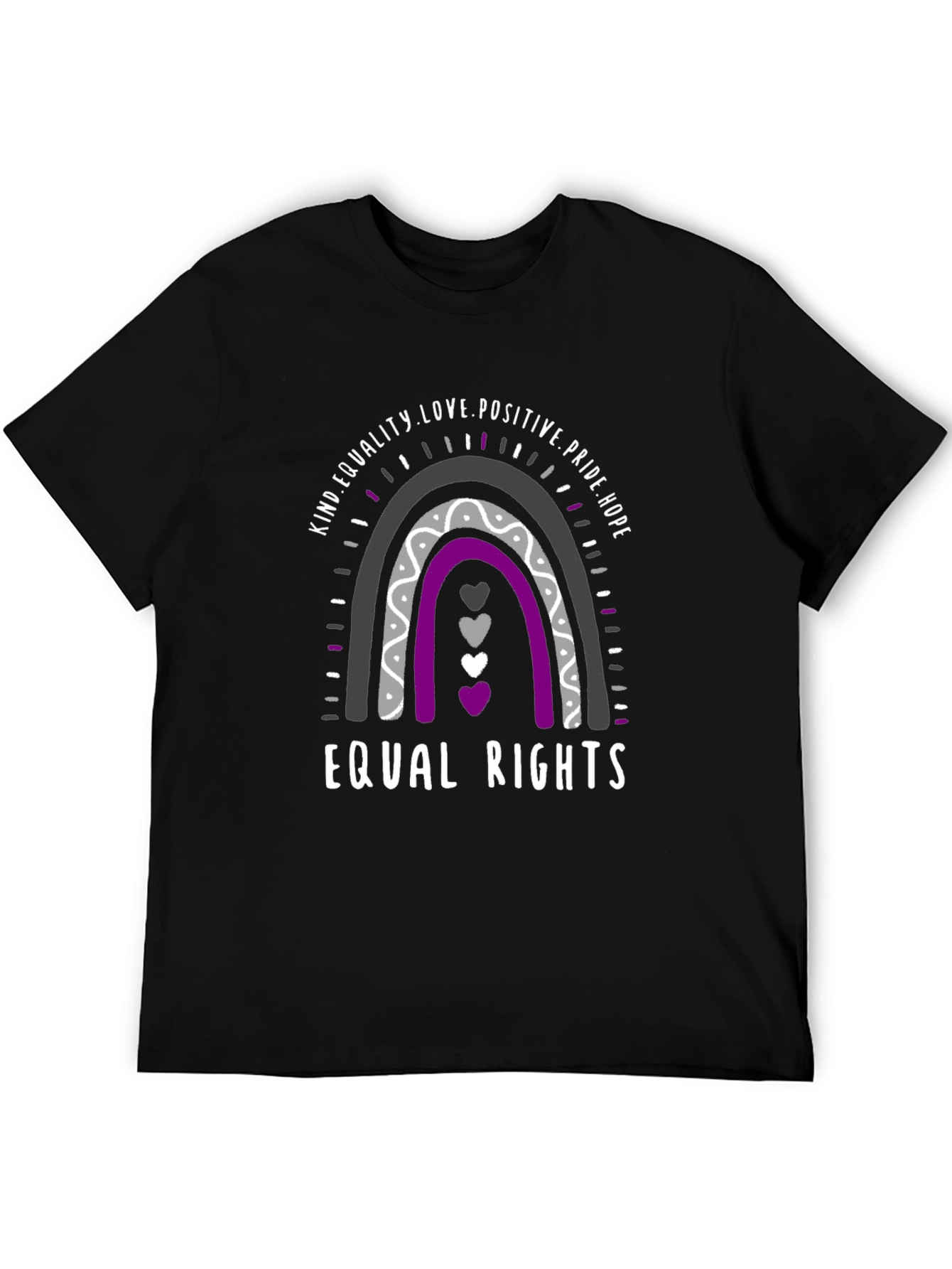 Equal Rights Rainbow Graphic Tee