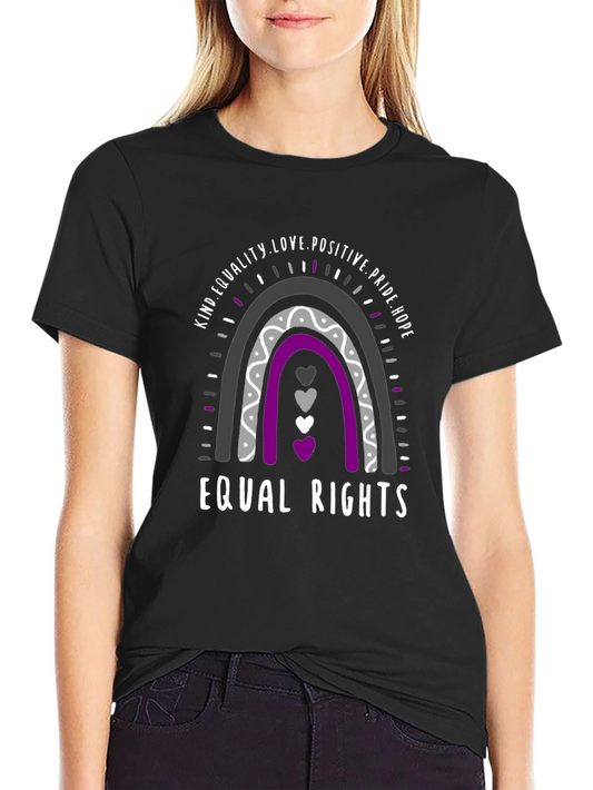 Equal Rights Rainbow Graphic Tee
