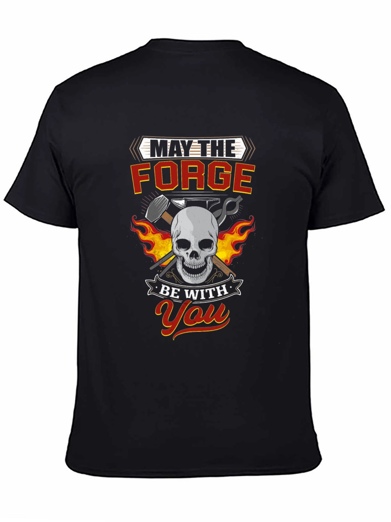 May The Forge Be With You Skull T-Shirt