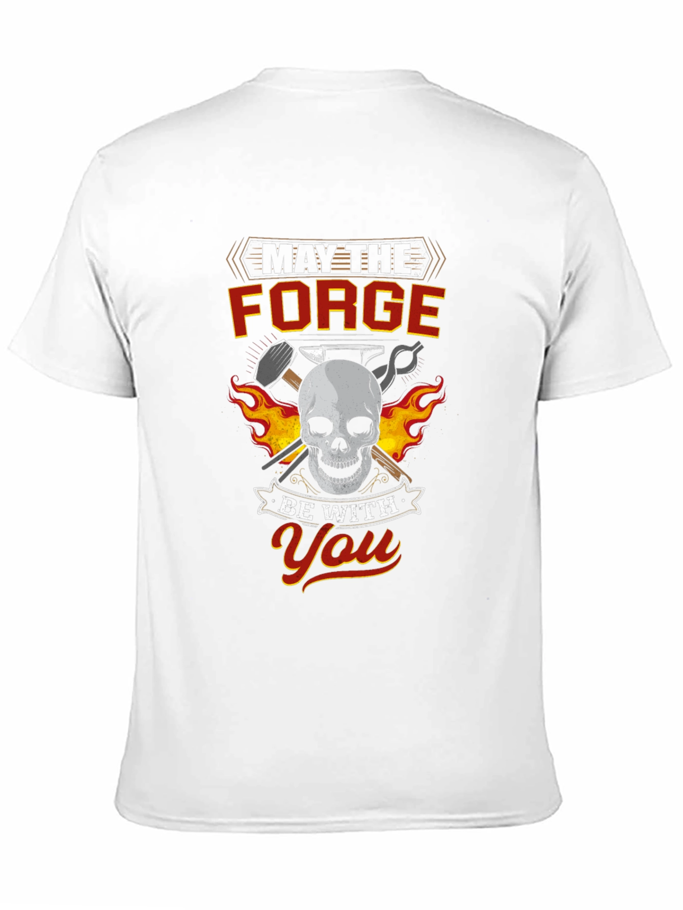 May The Forge Be With You Skull T-Shirt