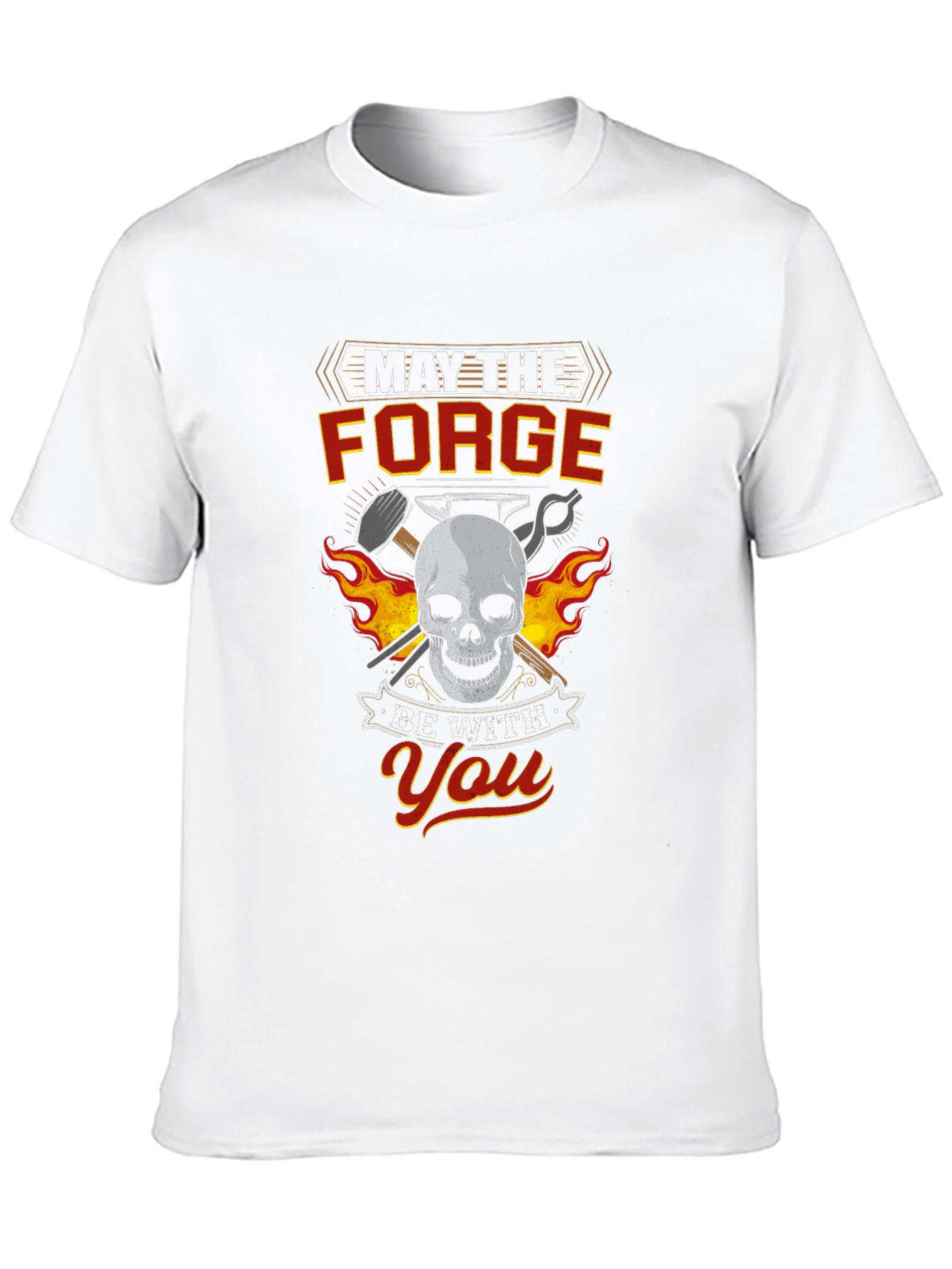 May The Forge Be With You Skull T-Shirt