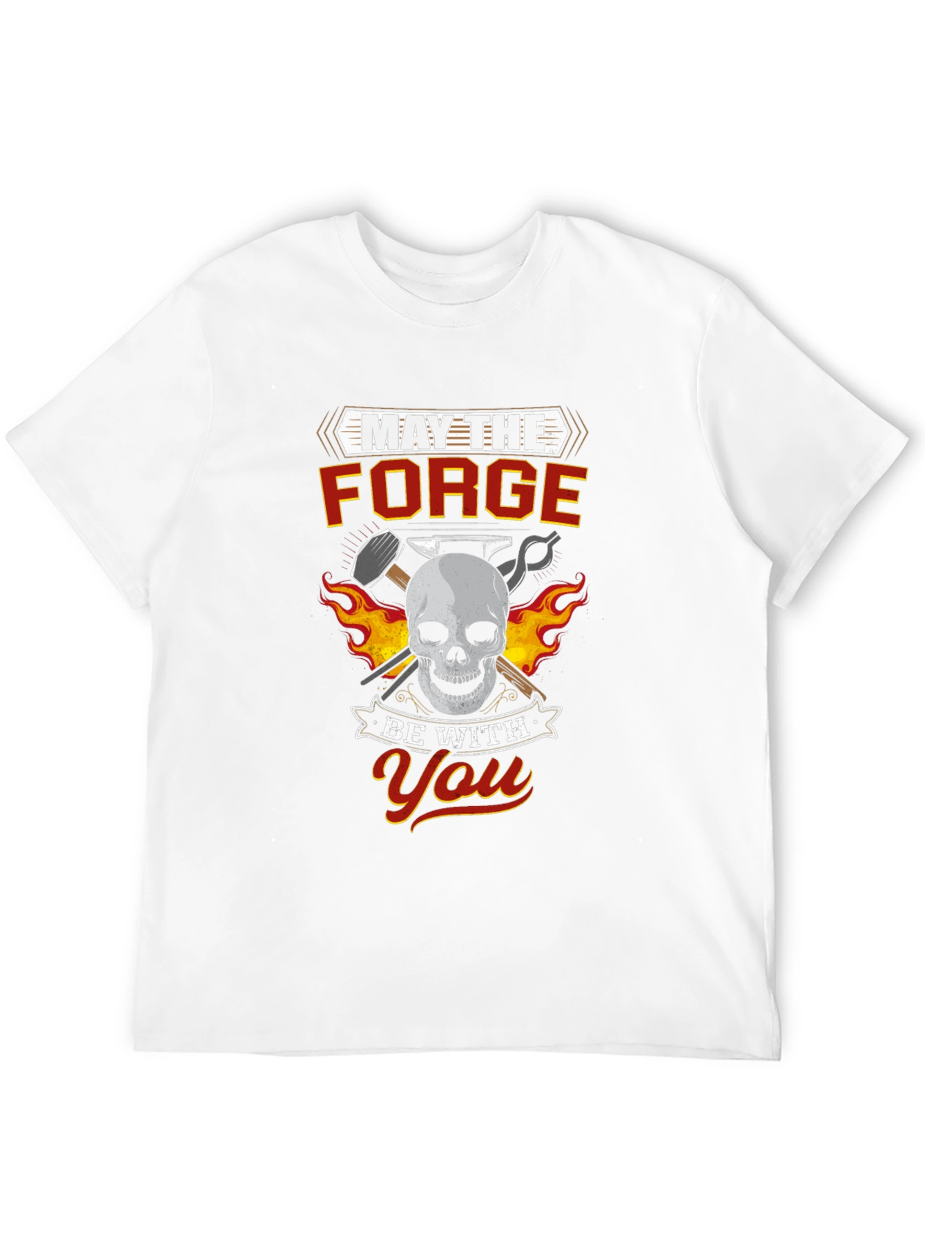 May The Forge Be With You Skull T-Shirt
