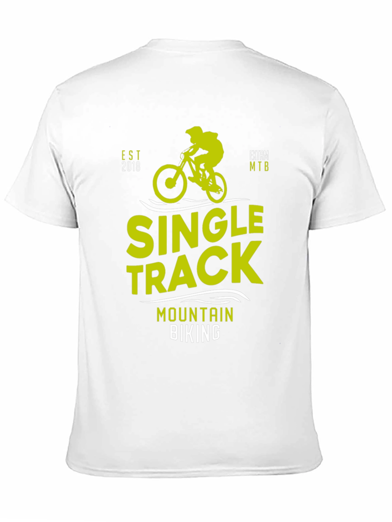 Single Track Mountain Biking Graphic Tee