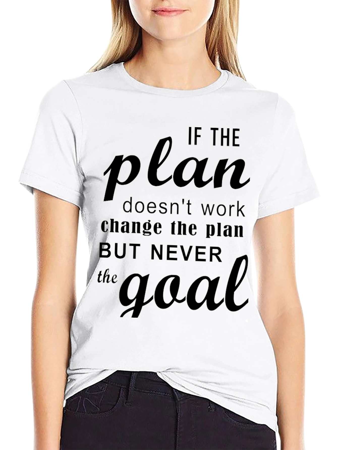 Inspirational Motivation T-Shirt - Never The Goal