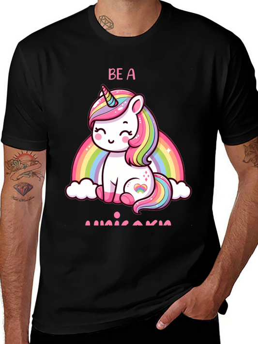 Be a Unicorn T-Shirt - Cute Graphic Tee