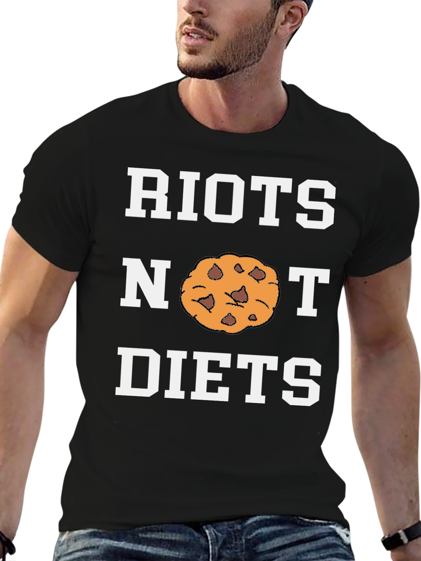 Riots Not Diets Funny Cookie T-Shirt
