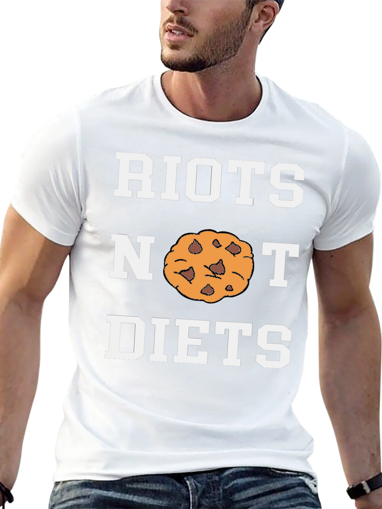 Riots Not Diets Funny Cookie T-Shirt