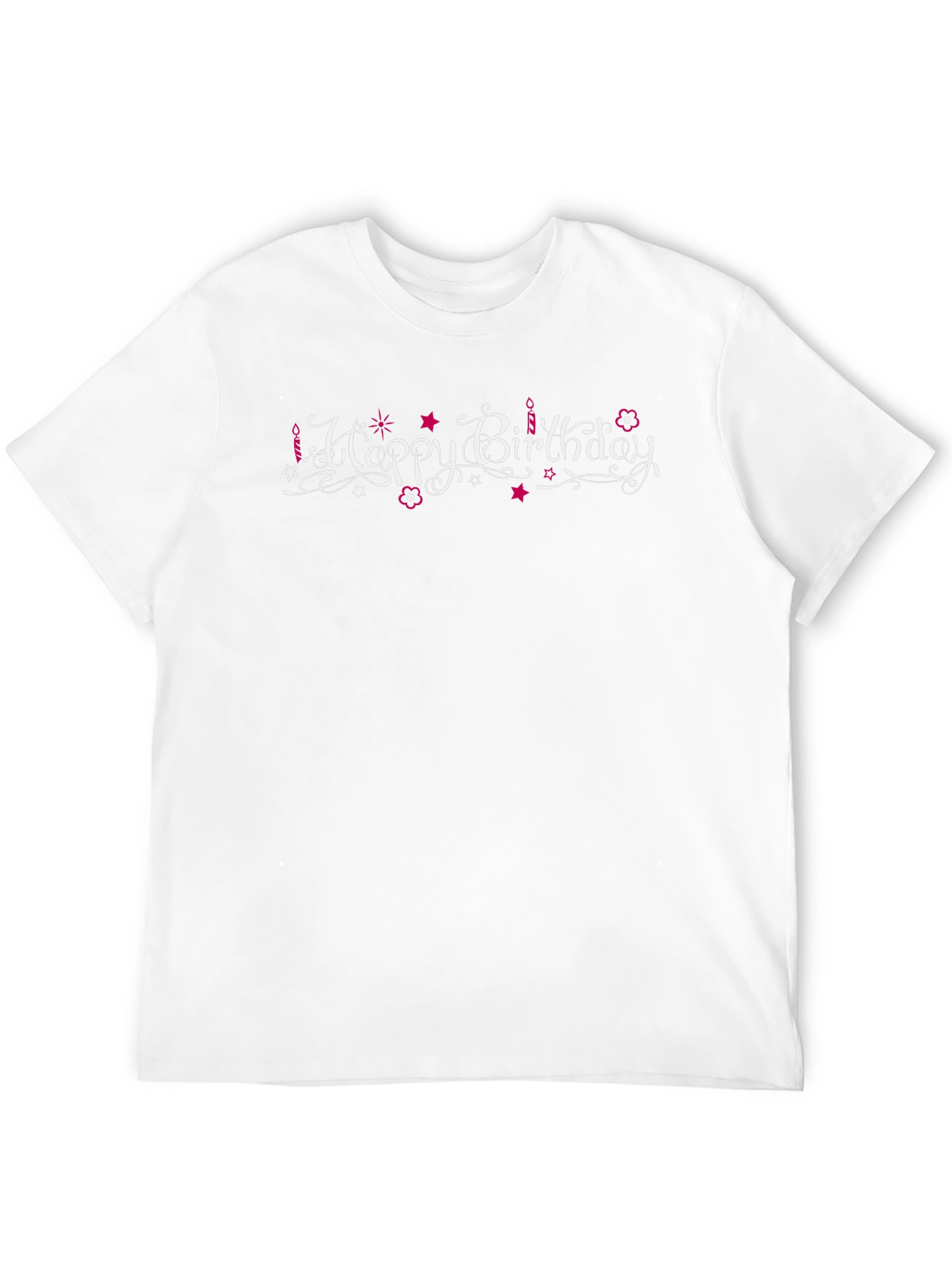 Happy Birthday Graphic Tee Black