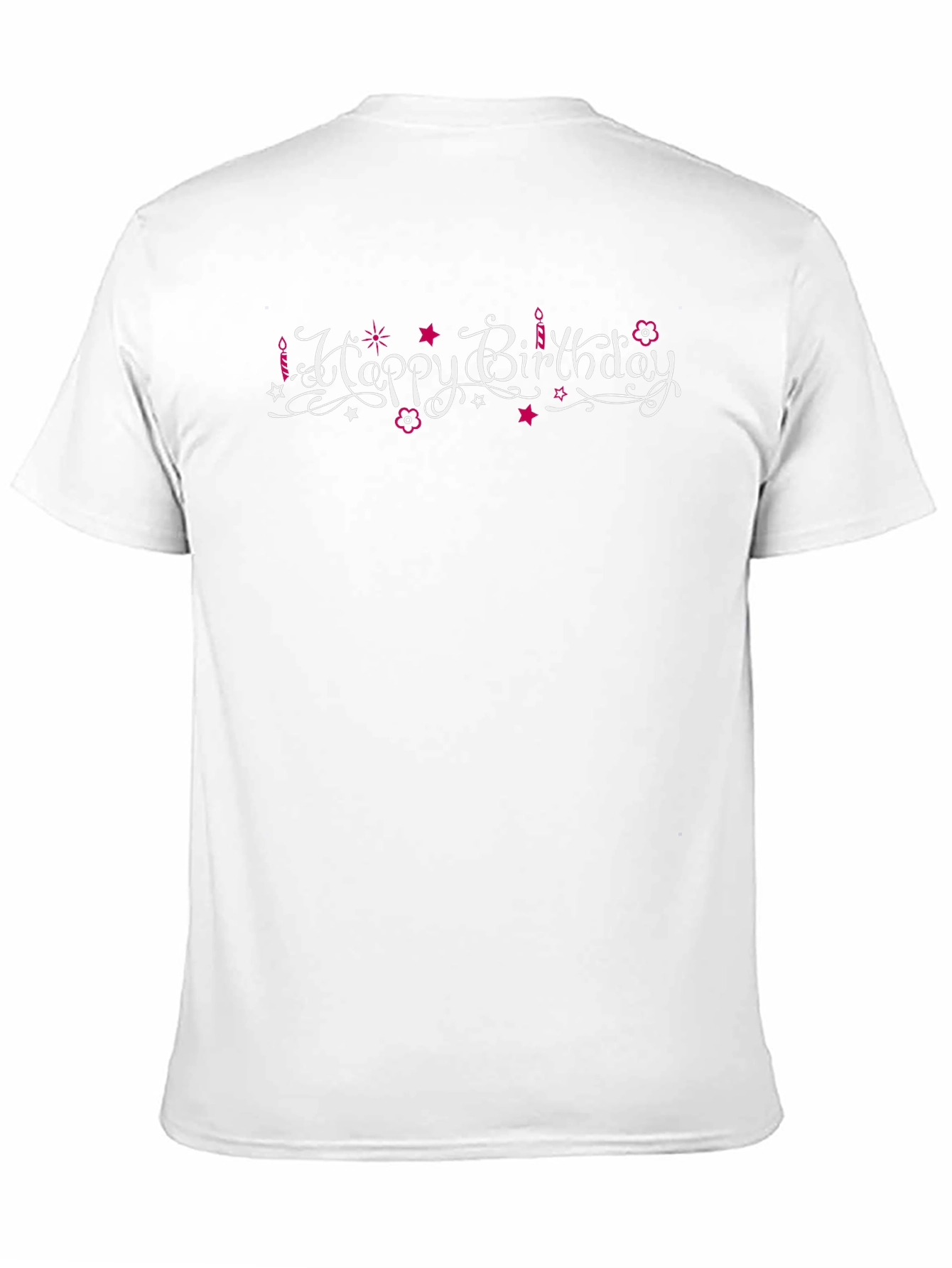 Happy Birthday Graphic Tee Black