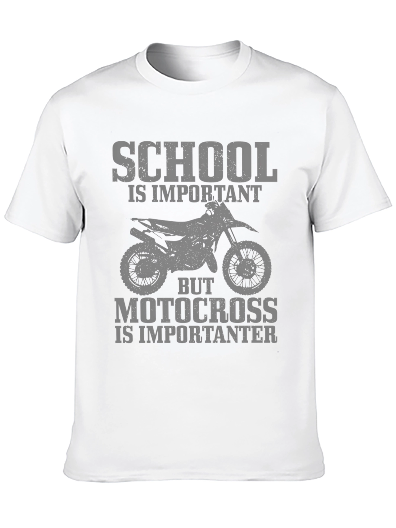 Motocross Is Importanter Graphic Tee - Black