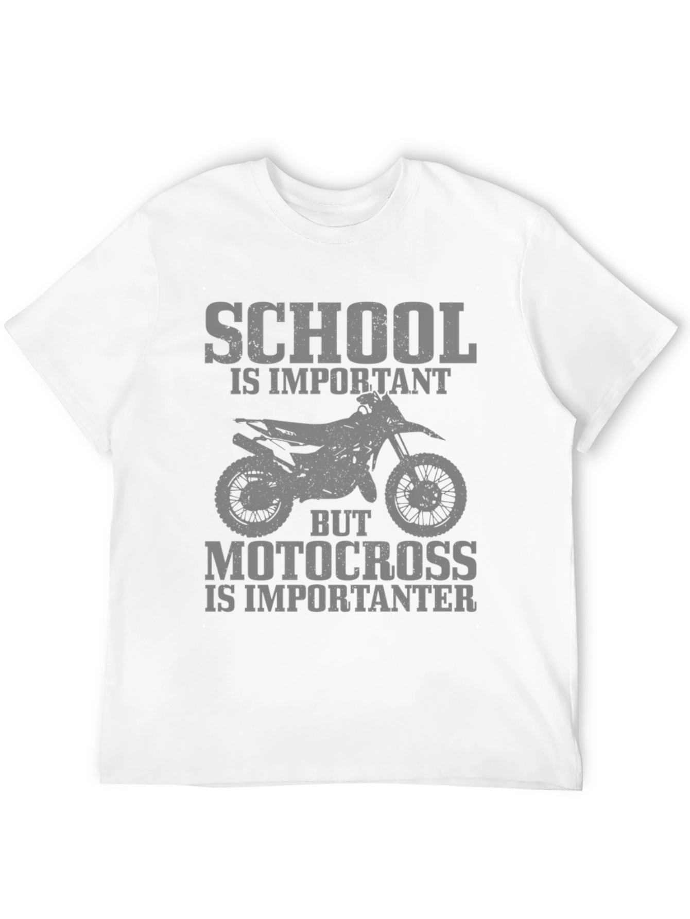 Motocross Is Importanter Graphic Tee - Black