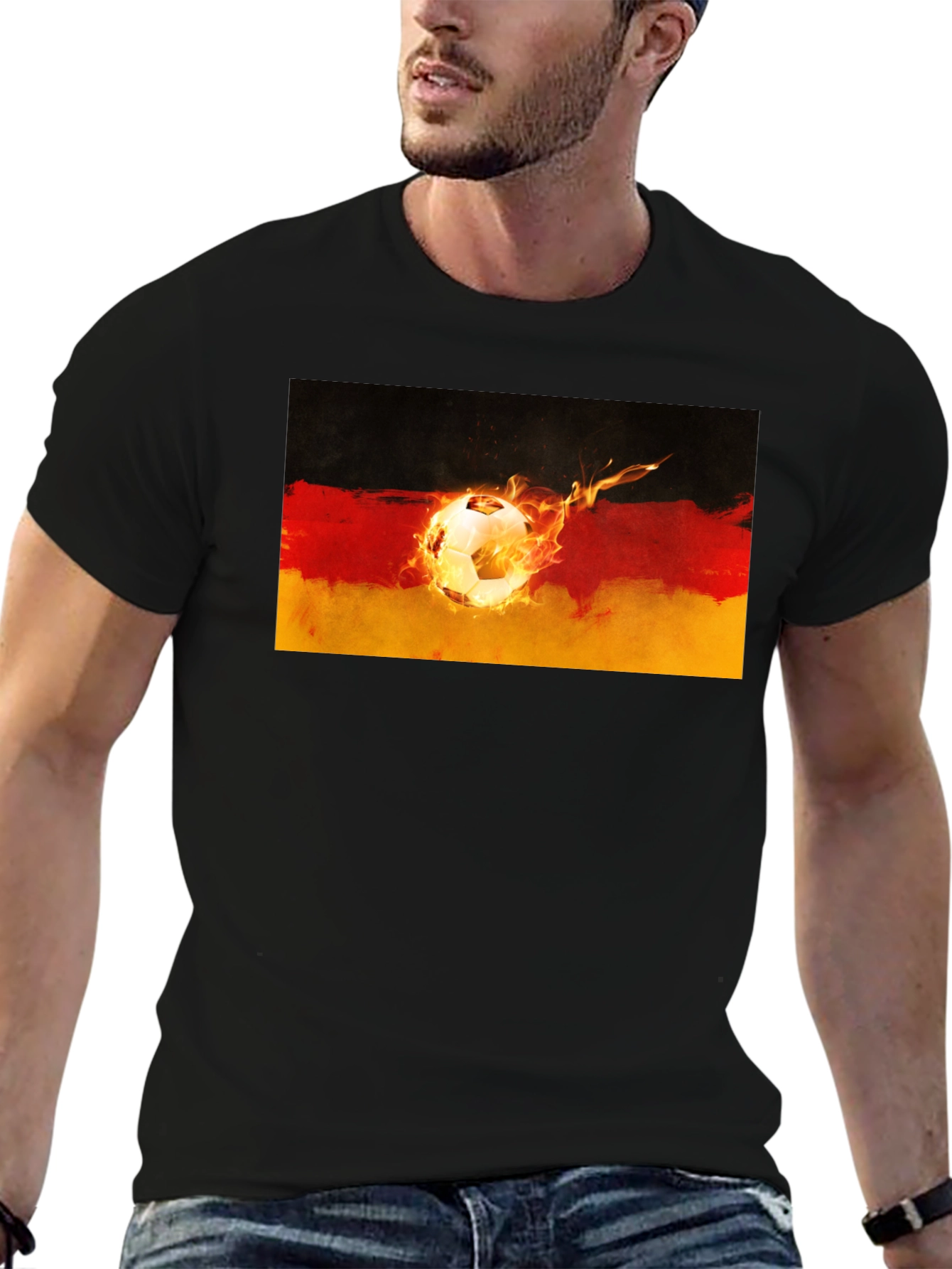 Germany Soccer Fire T-Shirt