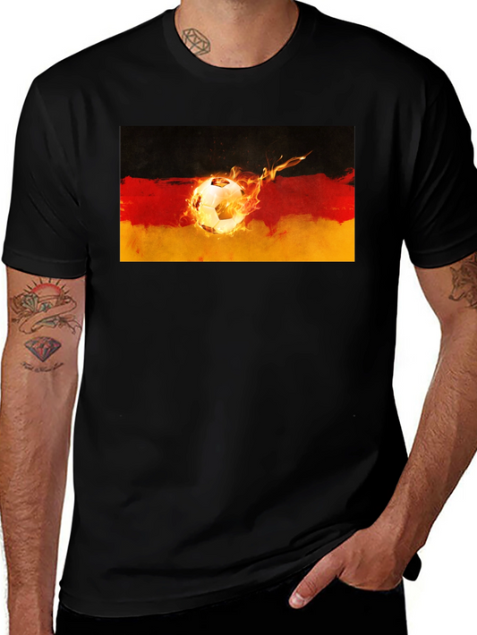 Germany Soccer Fire T-Shirt