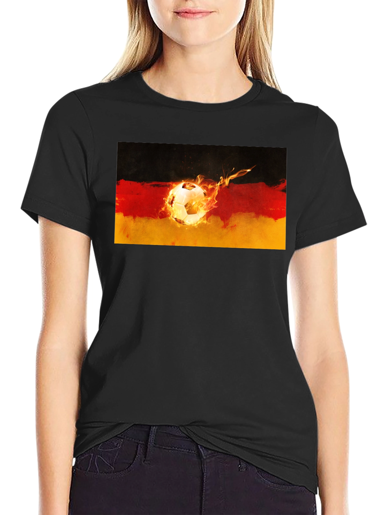 Germany Soccer Fire T-Shirt