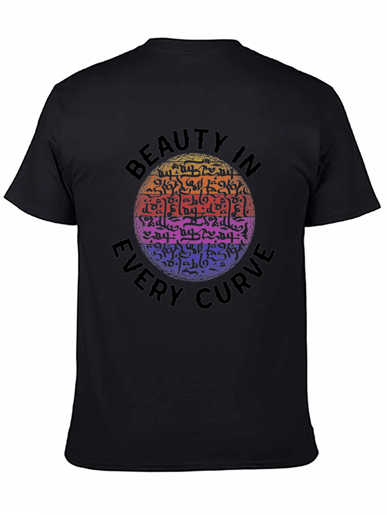 Beauty in Every Curve Graphic T-Shirt