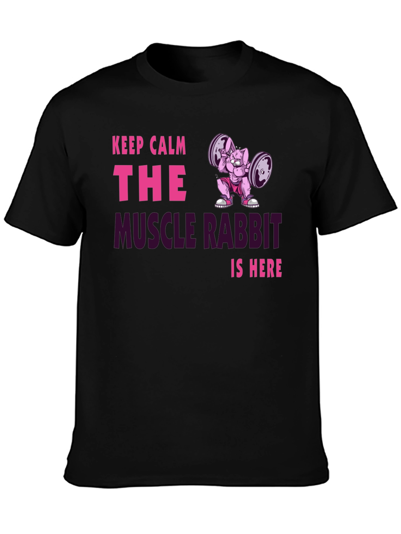 Muscle Rabbit Gym T-Shirt - Keep Calm and Lift!