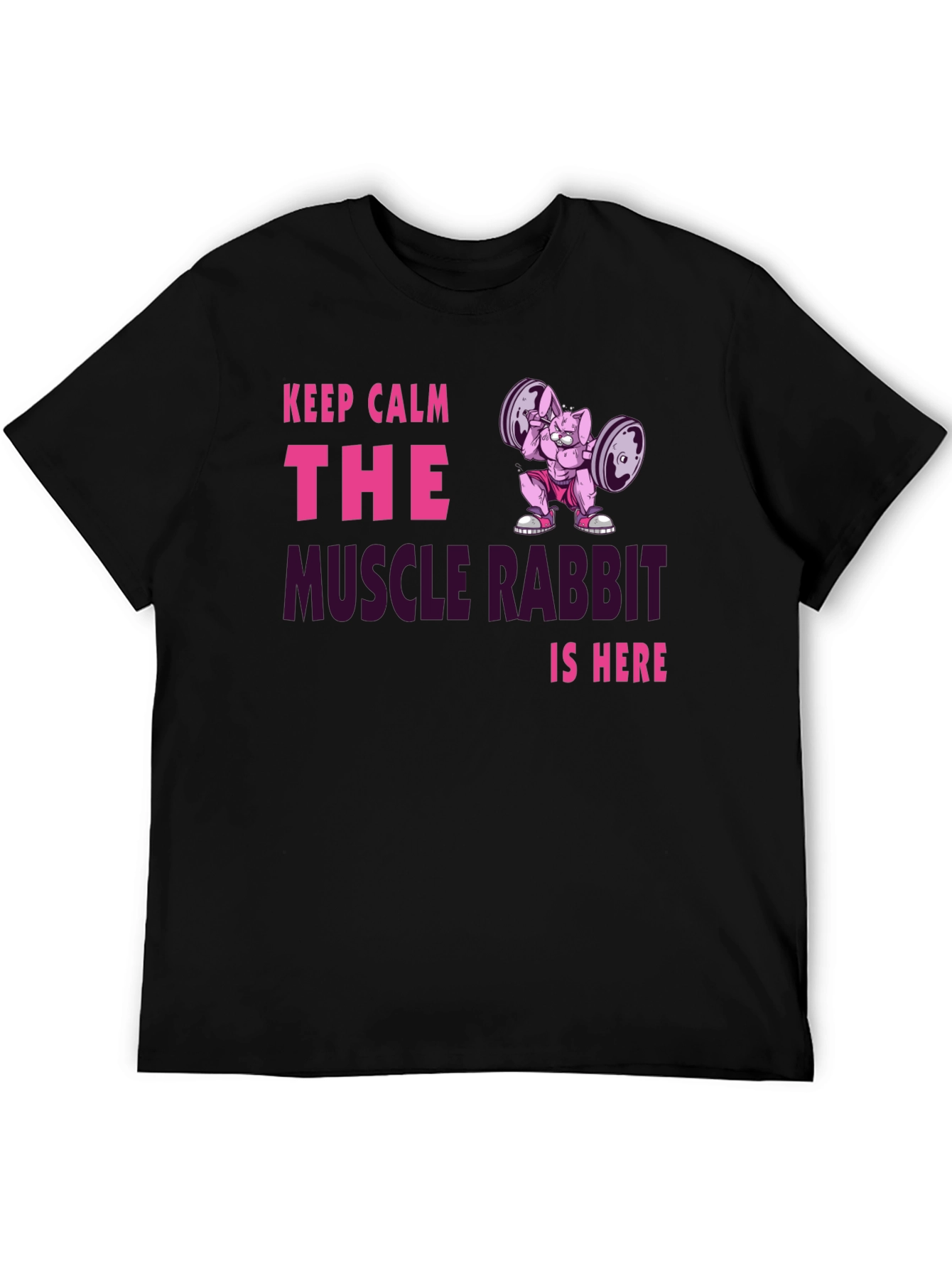 Muscle Rabbit Gym T-Shirt - Keep Calm and Lift!