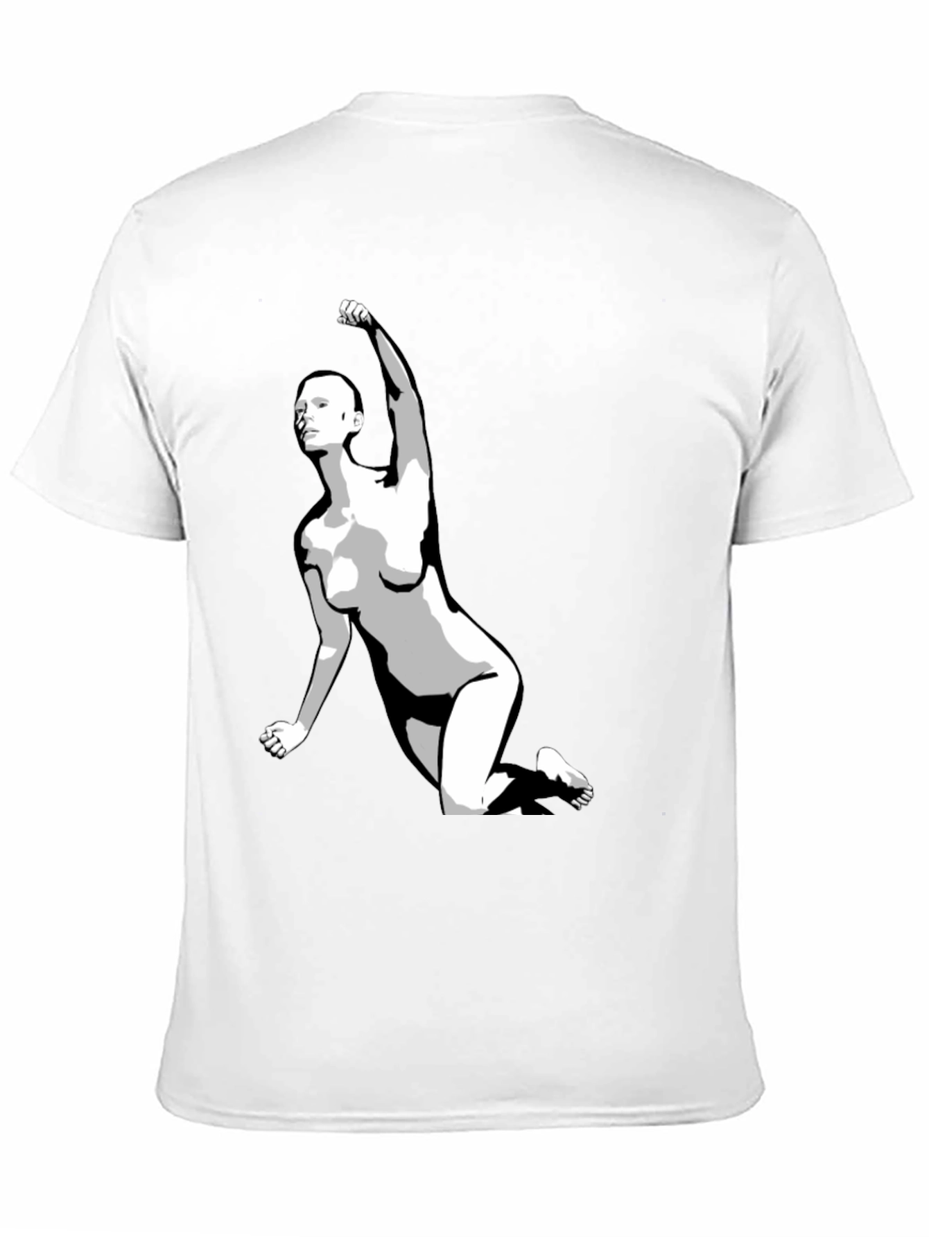 Bold Graphic Tee - Empowered Figure Design