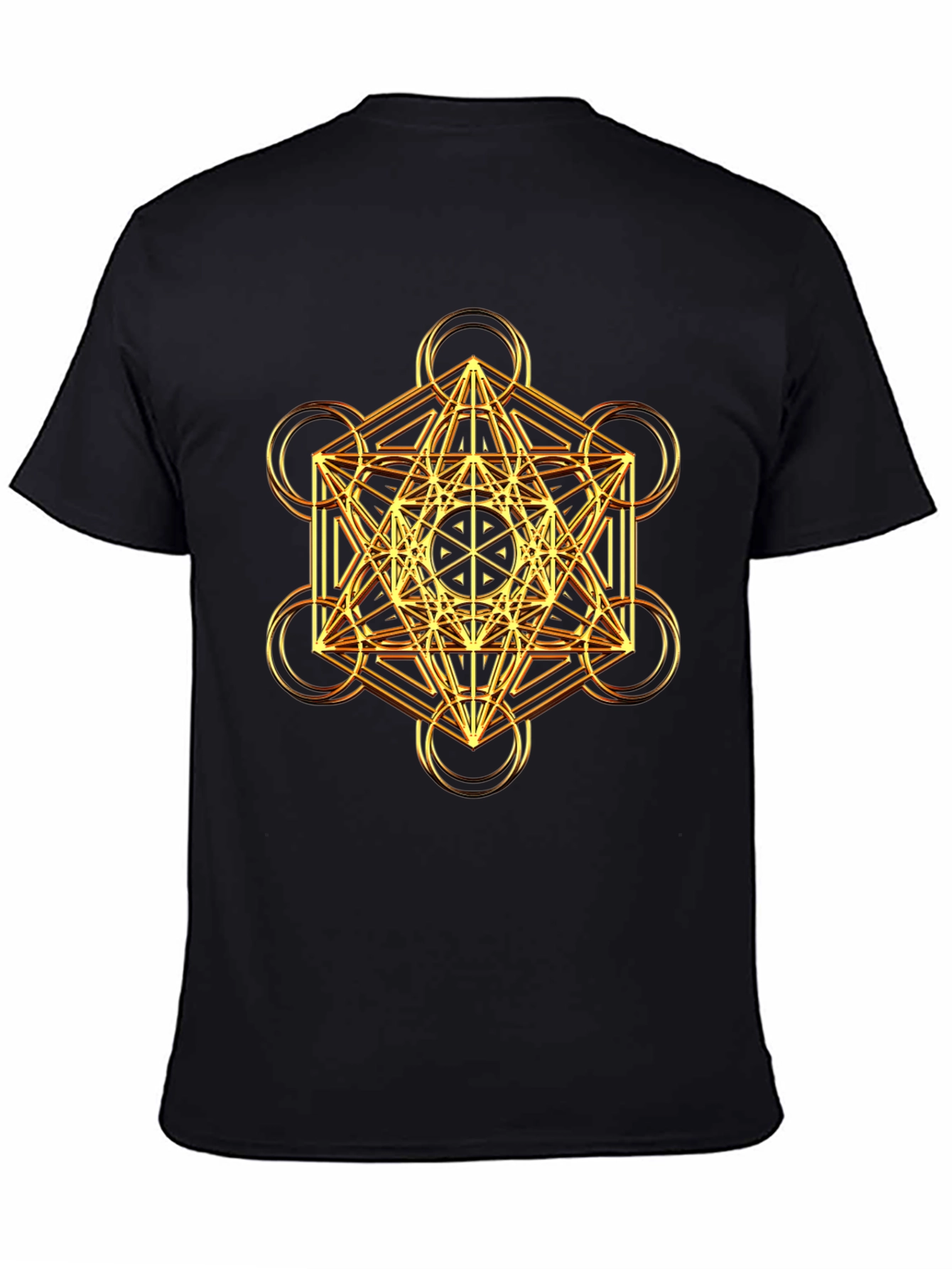 Sacred Geometry Metatron Cube Graphic Tee