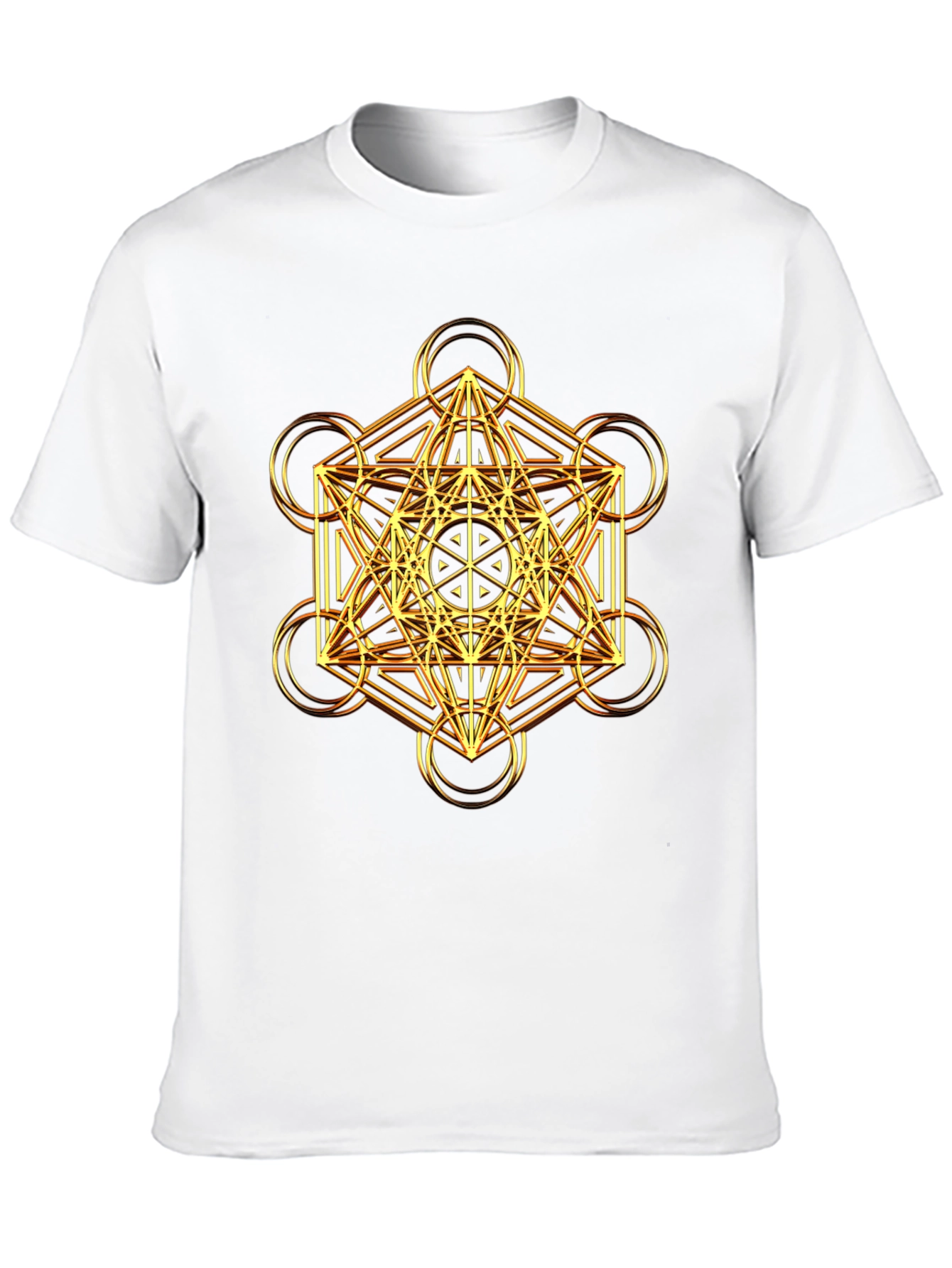Sacred Geometry Metatron Cube Graphic Tee