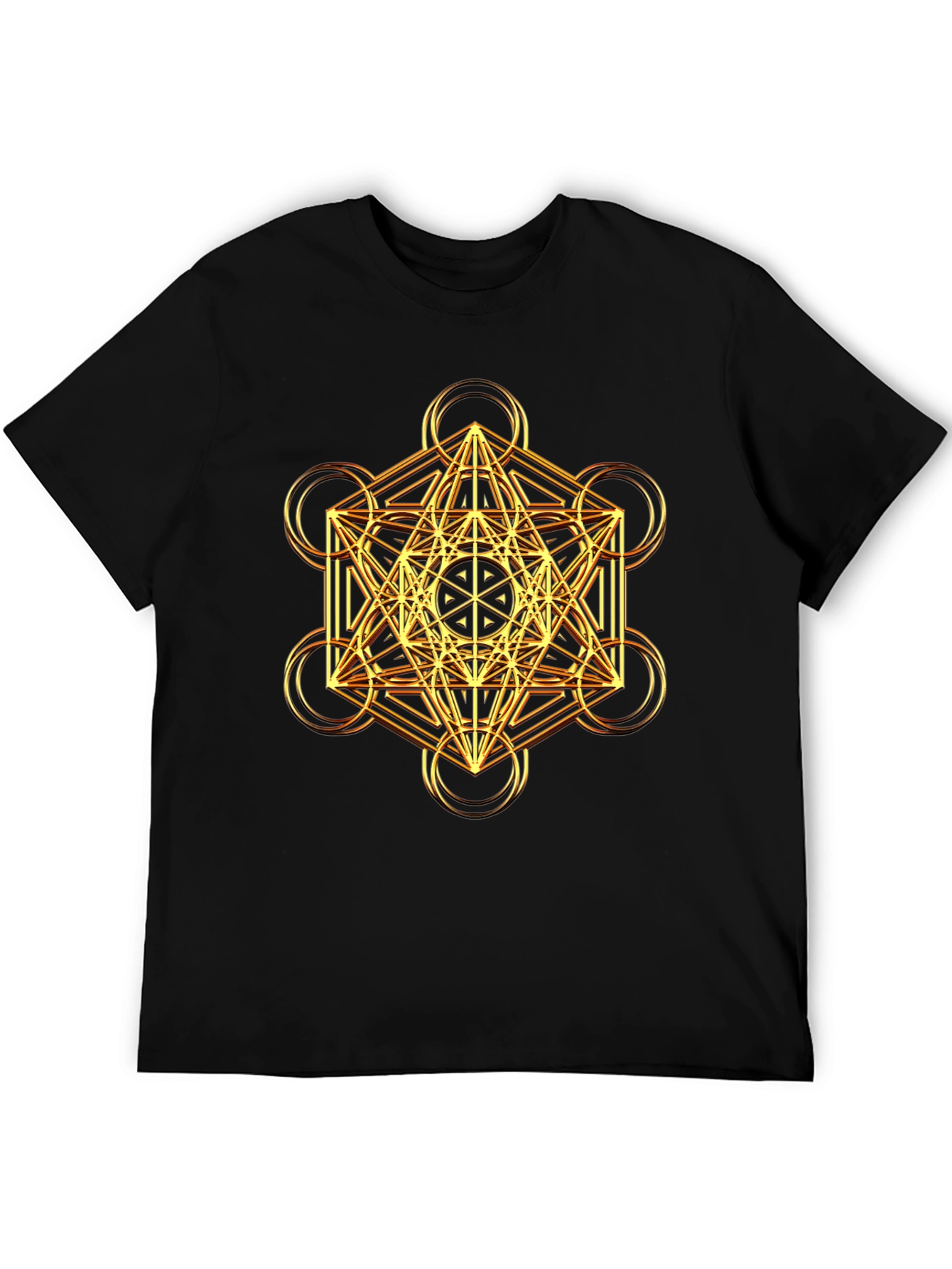Sacred Geometry Metatron Cube Graphic Tee