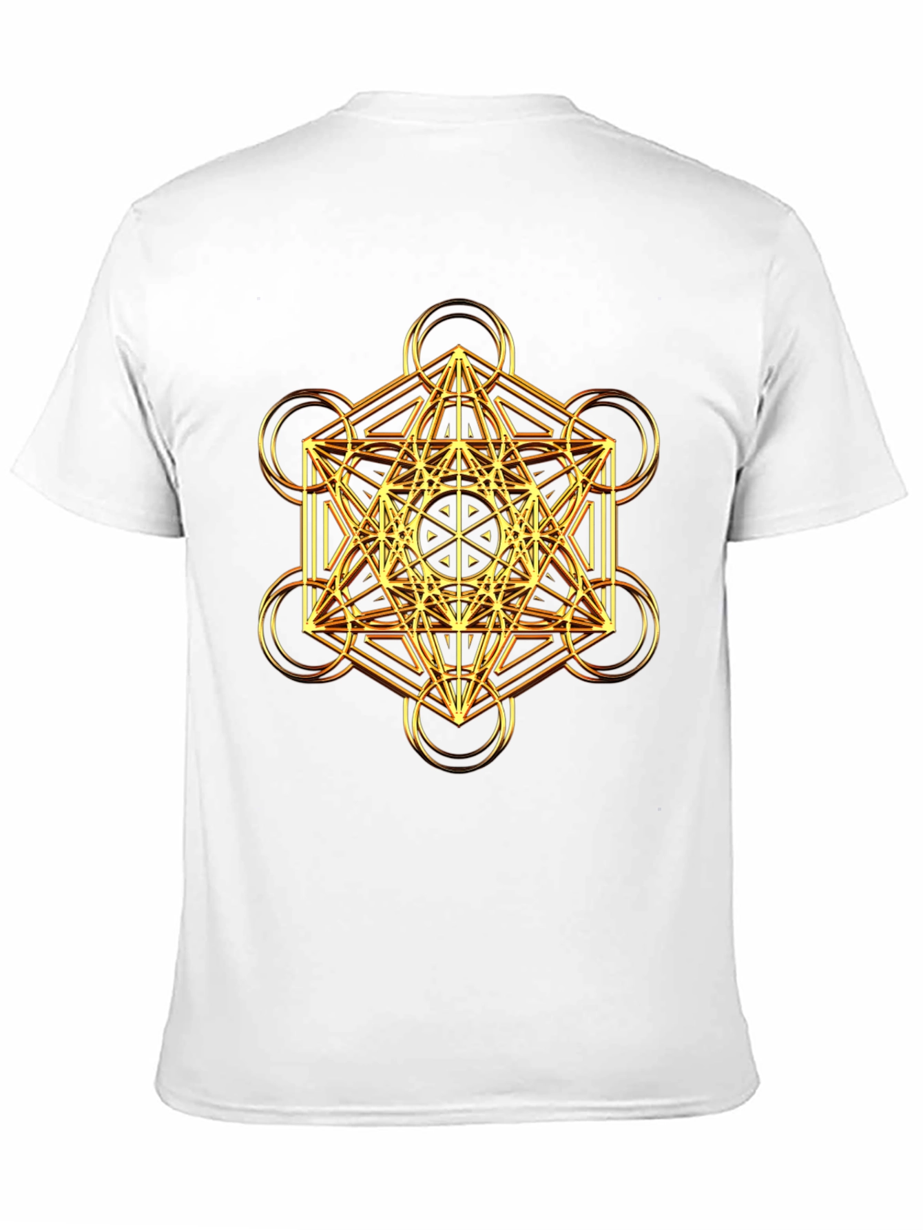 Sacred Geometry Metatron Cube Graphic Tee
