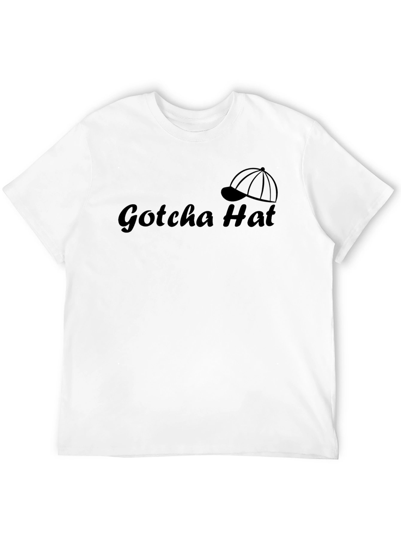 Gotcha Hat Graphic T-Shirt - Stylish Casual Wear