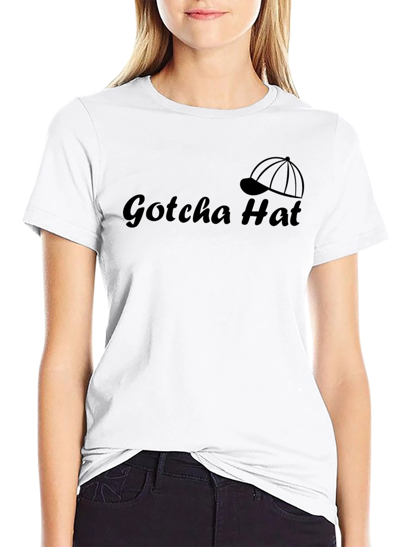 Gotcha Hat Graphic T-Shirt - Stylish Casual Wear