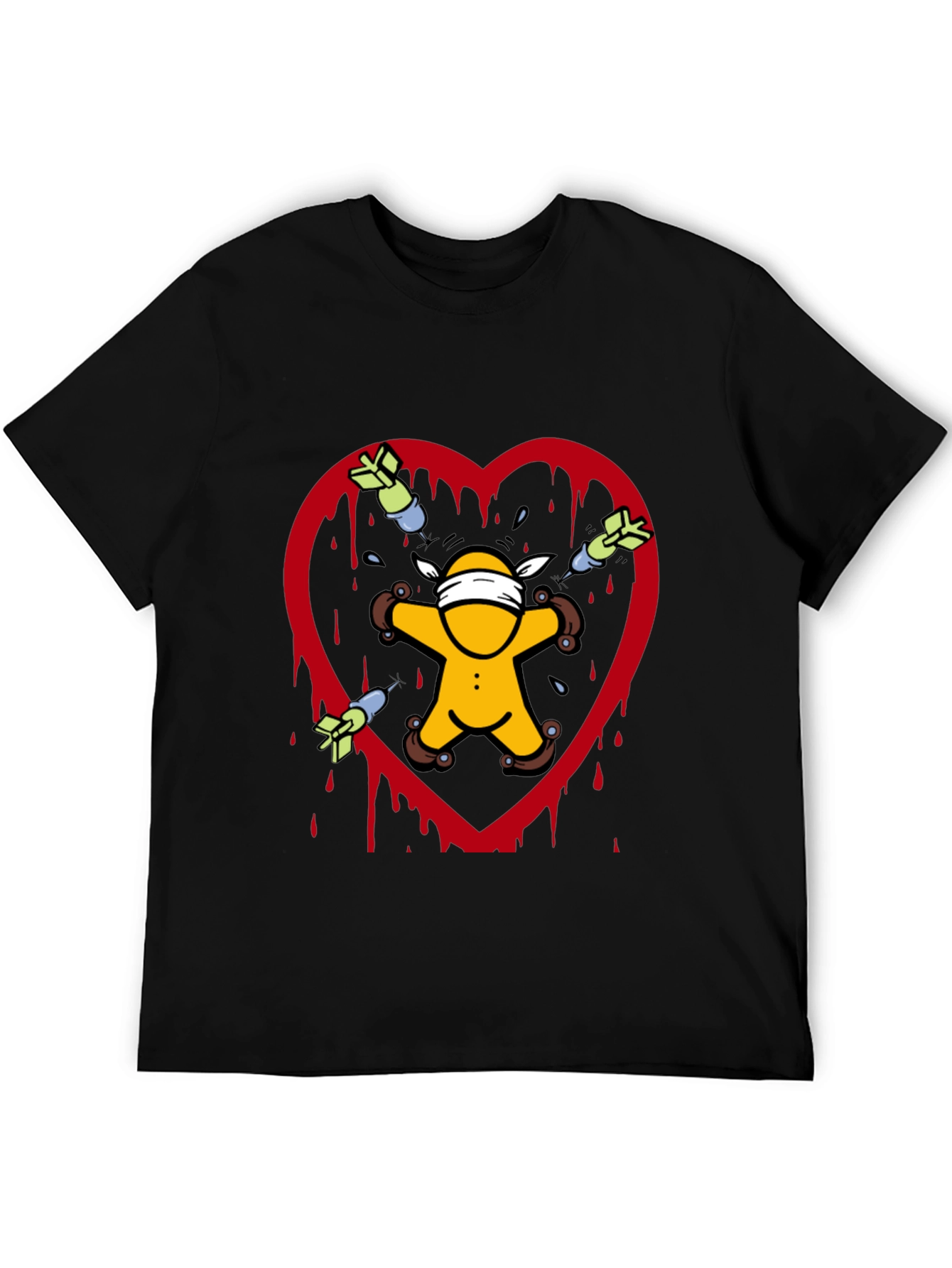 Heartbreak T-Shirt: Love Hurts Novelty Tee