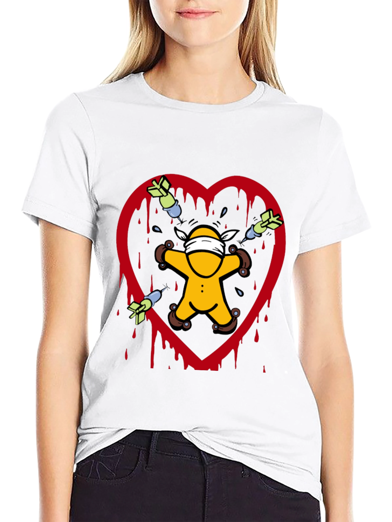 Heartbreak T-Shirt: Love Hurts Novelty Tee