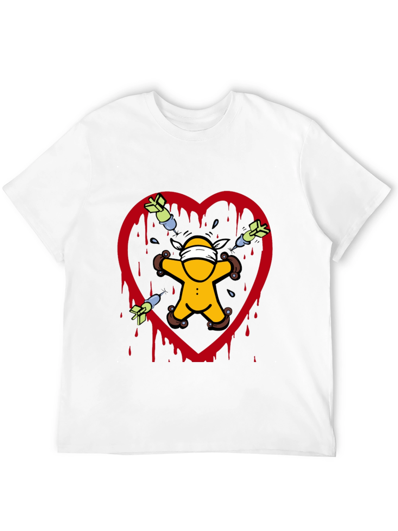 Heartbreak T-Shirt: Love Hurts Novelty Tee