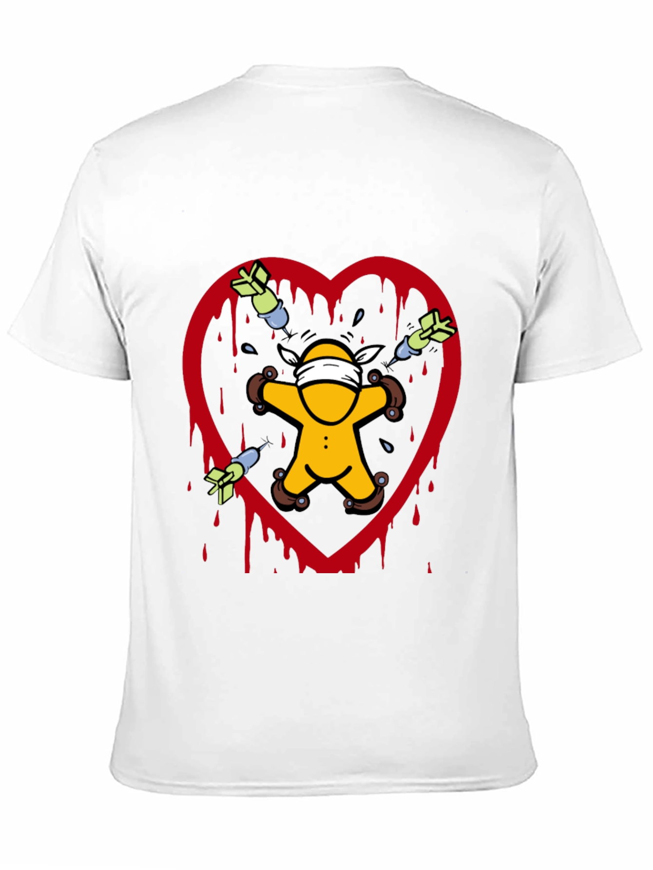 Heartbreak T-Shirt: Love Hurts Novelty Tee