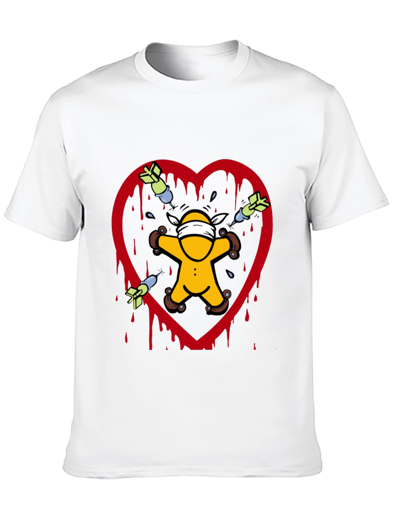 Heartbreak T-Shirt: Love Hurts Novelty Tee