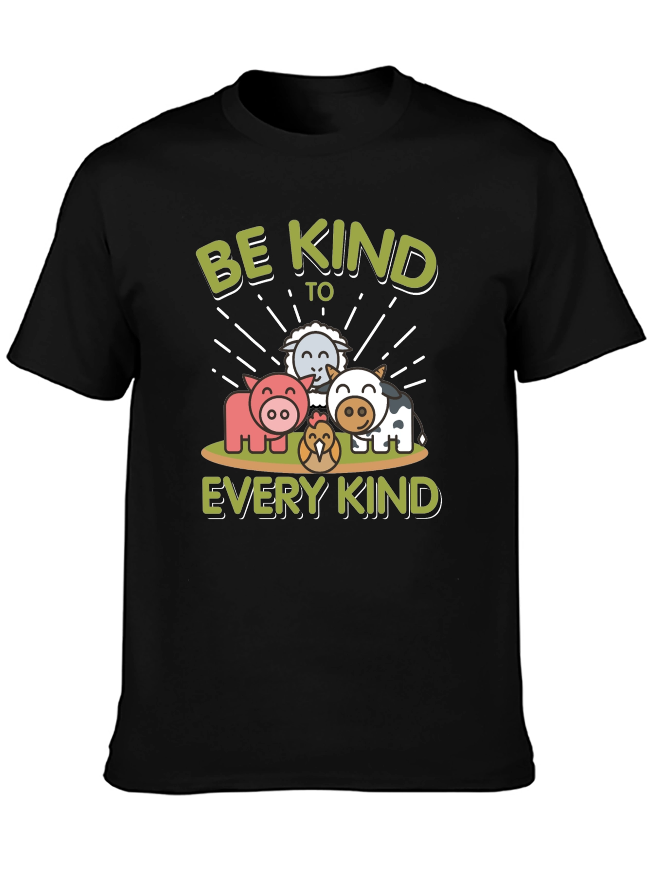 Be Kind to Every Kind Animal Graphic T-Shirt