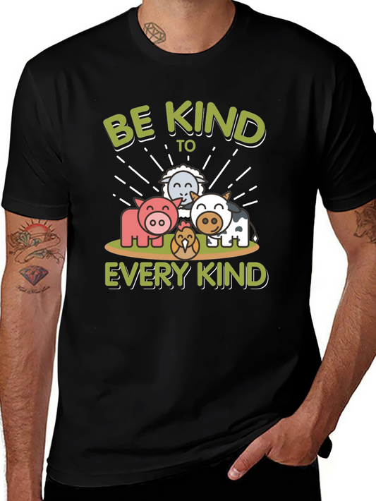 Be Kind to Every Kind Animal Graphic T-Shirt