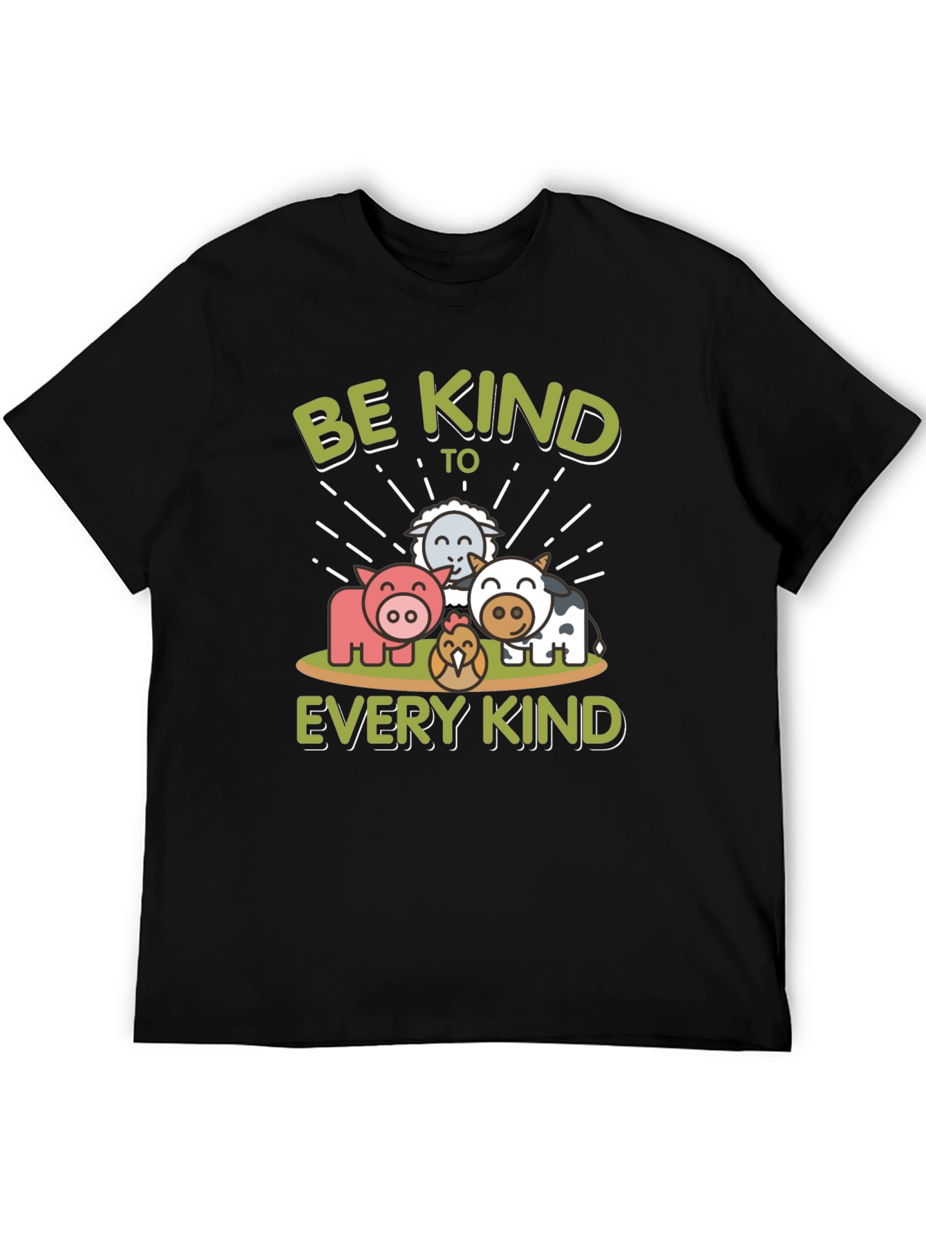 Be Kind to Every Kind Animal Graphic T-Shirt