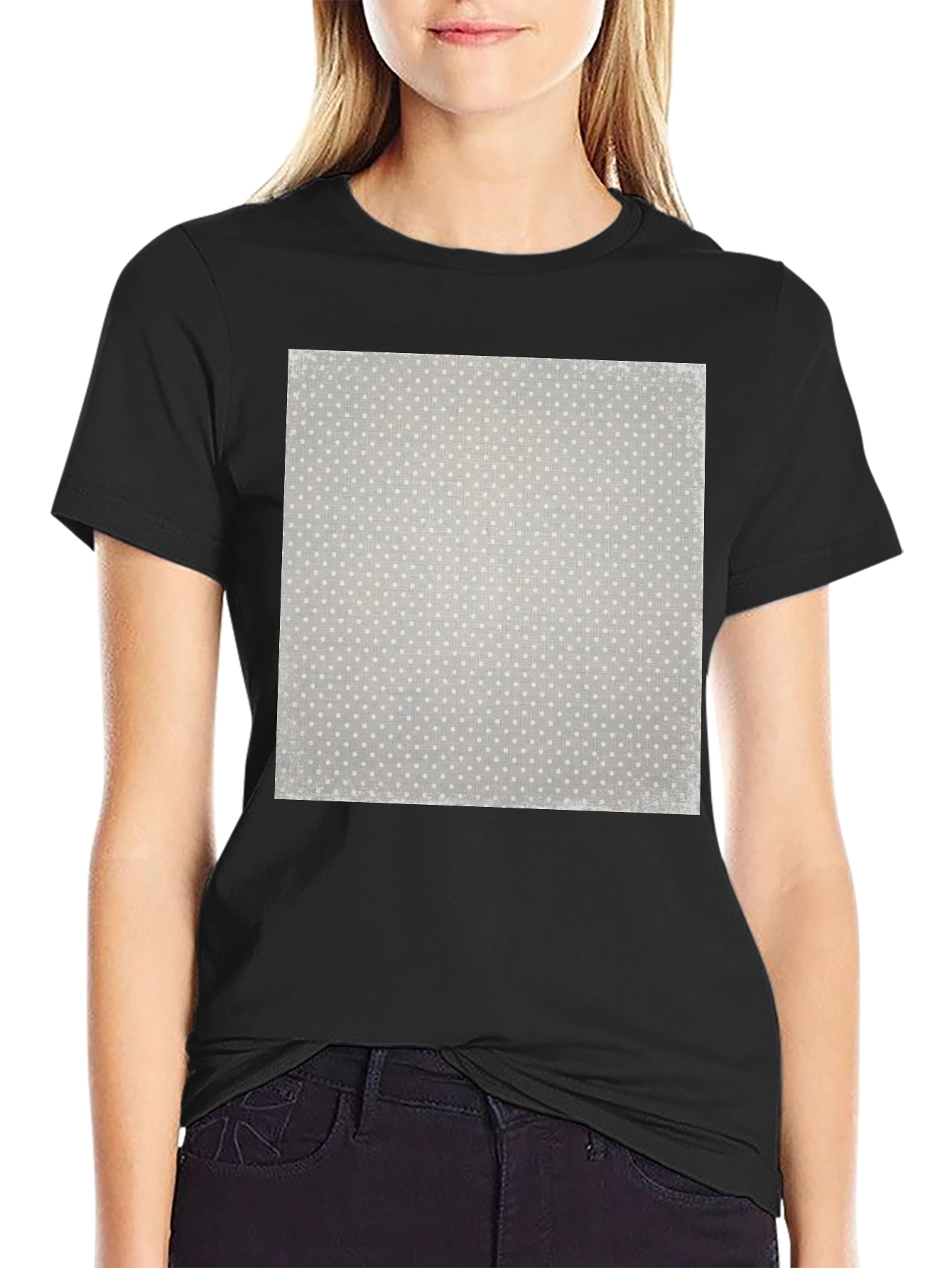 Minimalist Patterned T-Shirt - Modern Casual Wear