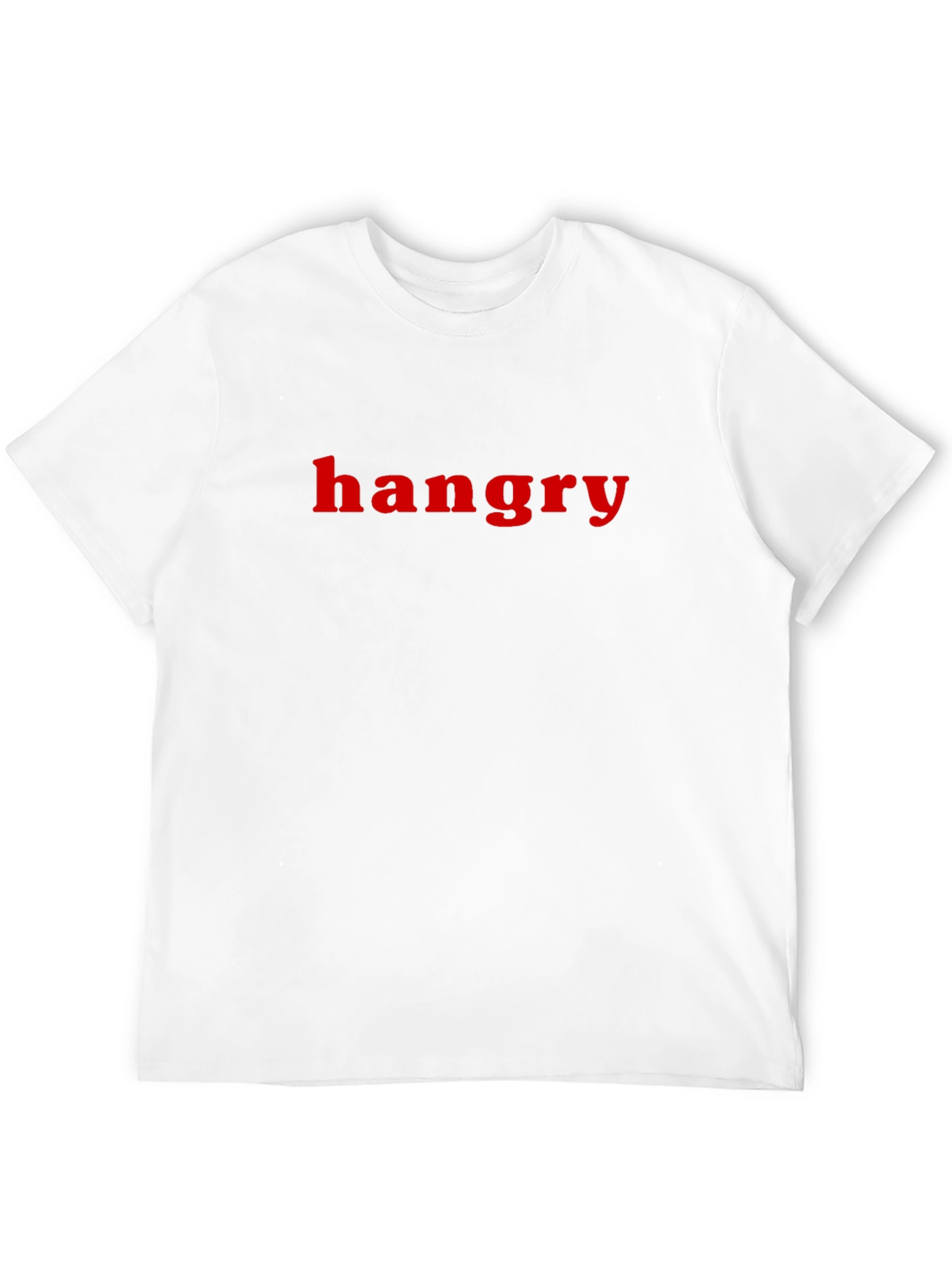 Hangry Graphic Tee - Black Crewneck T-Shirt