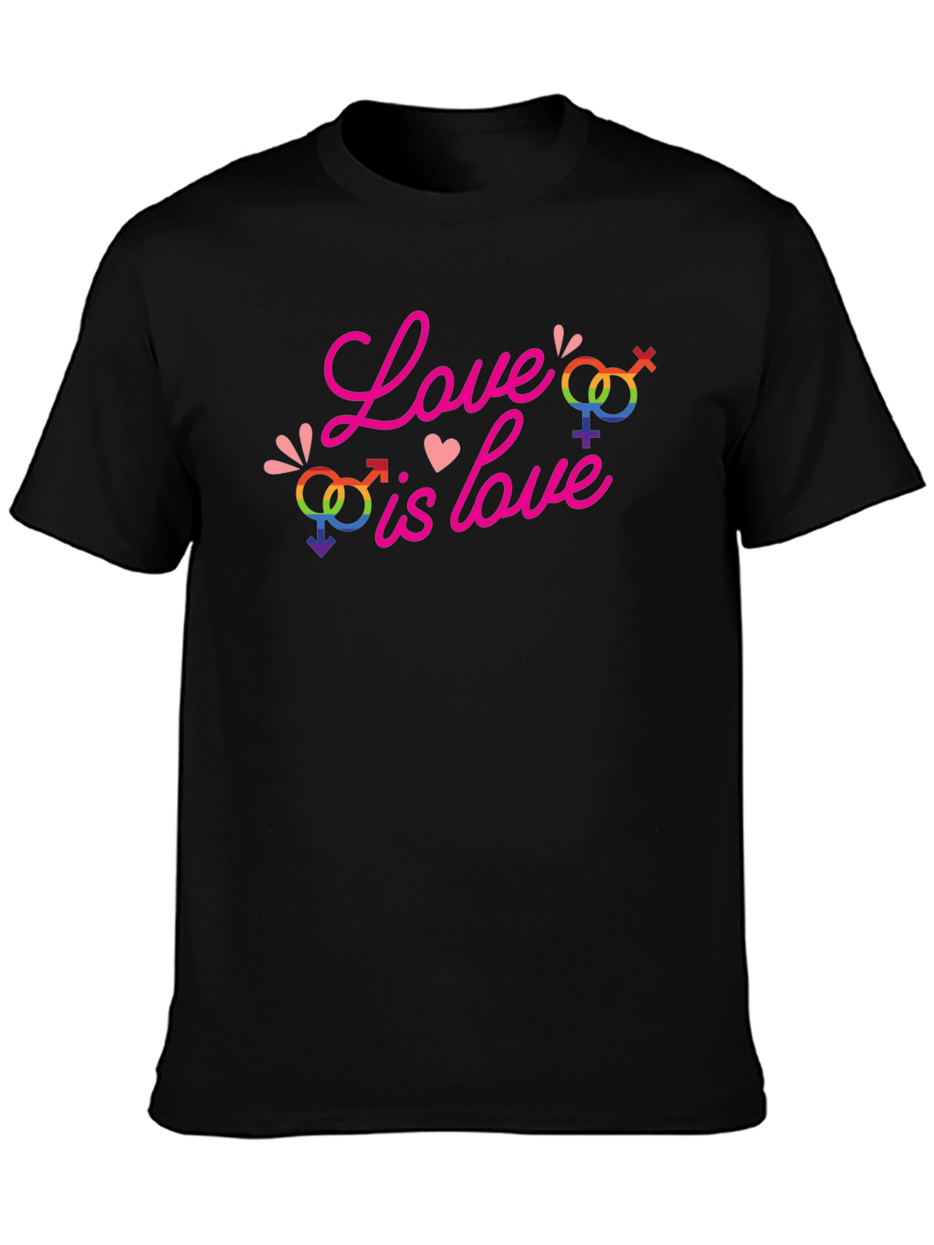 Love Is Love LGBT Pride Graphic T-Shirt