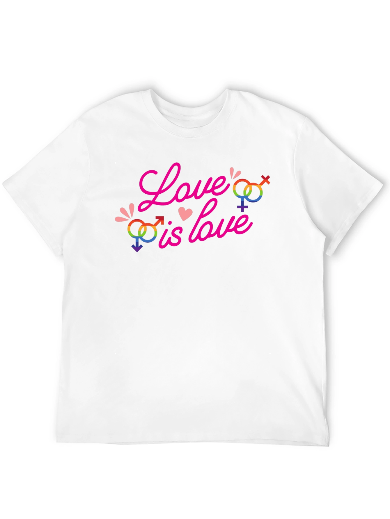 Love Is Love LGBT Pride Graphic T-Shirt