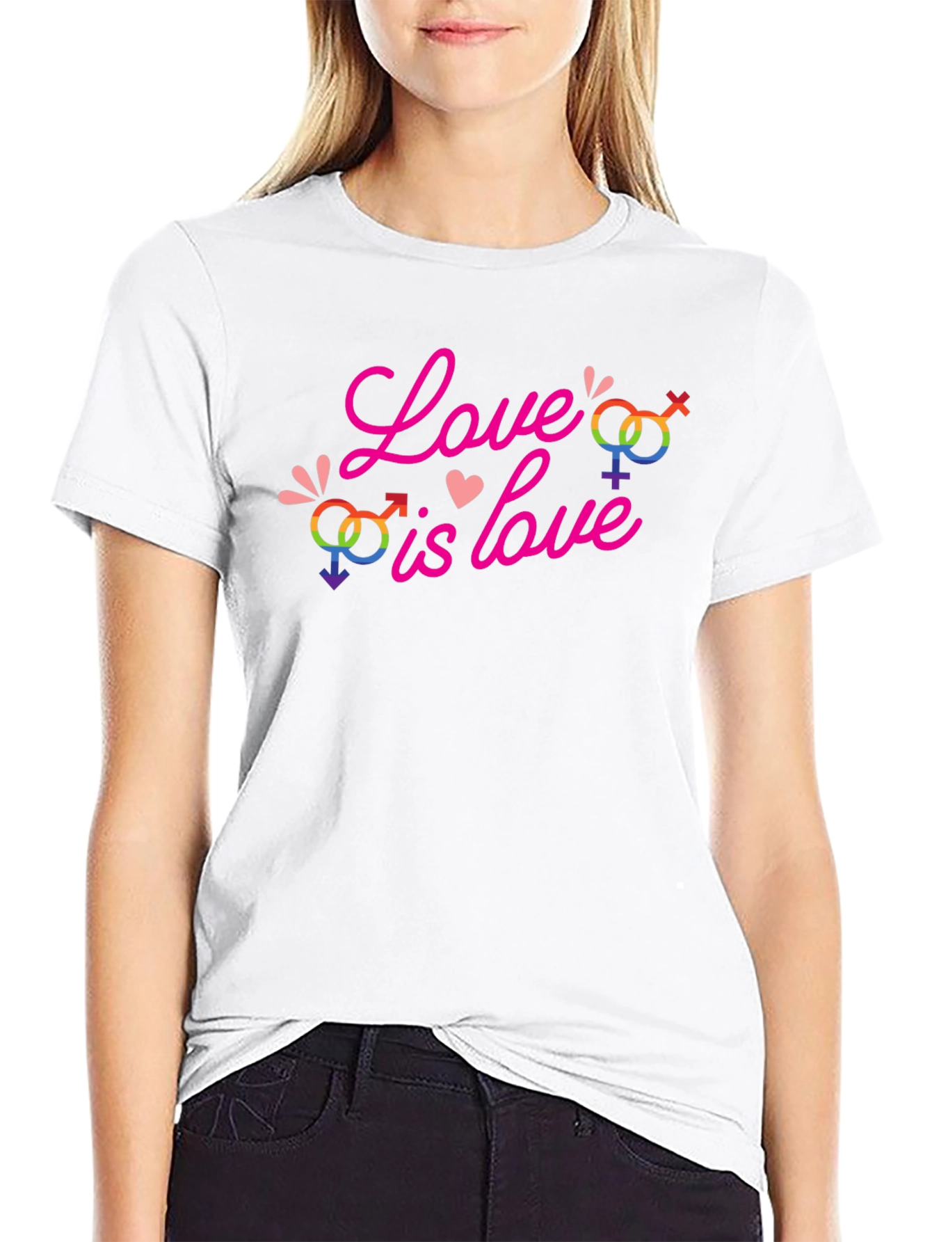 Love Is Love LGBT Pride Graphic T-Shirt
