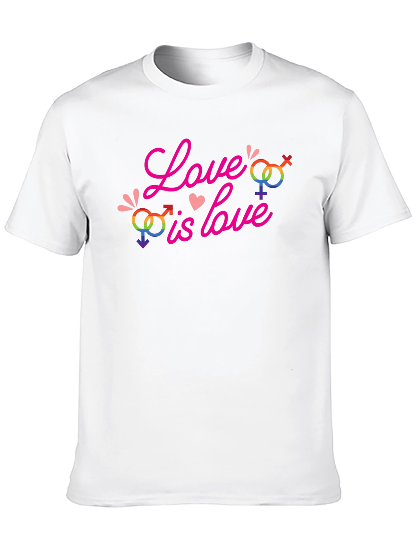 Love Is Love LGBT Pride Graphic T-Shirt