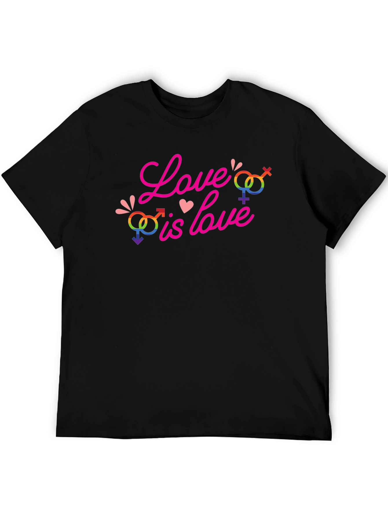 Love Is Love LGBT Pride Graphic T-Shirt